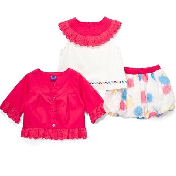 ▪️Connect The Dots Red Bell Sleeve Jacket Set - Picture 3 of 3